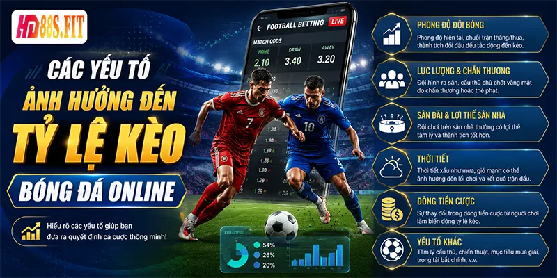 Các Yếu Tố Ảnh Hưởng Đến Tỷ Lệ Kèo Bóng Đá Online