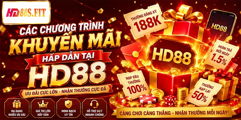 Các chương trình khuyến mãi hấp dẫn tại HD88