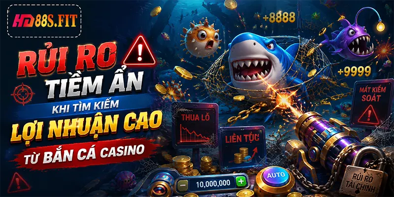 Rủi Ro Tiềm Ẩn Khi Tìm Kiếm Lợi Nhuận Cao Từ Bắn Cá Casino
