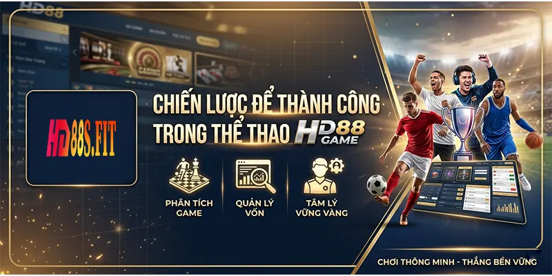 Chiến lược để thành công trong thể thao HD88 game